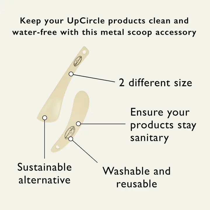 Upcircle - Cosmetic Spatulas x2 Zero Waste, Sustainable + Eco Friendly image 2