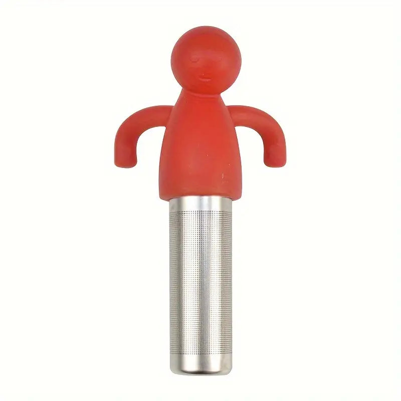 Tea Person Infuser Silicone - Red image