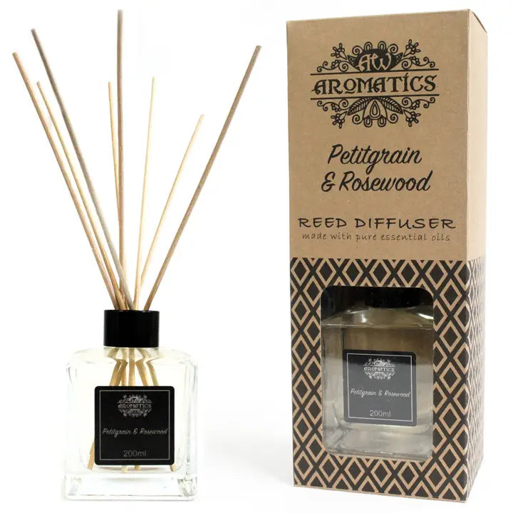 Reed Diffusers with Natural Essential Oils - Petitgrain & Rosewood image