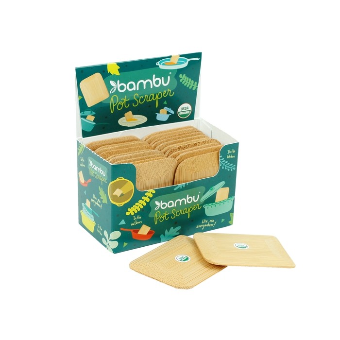 Bamboo Pots and Pans Scraper image 1
