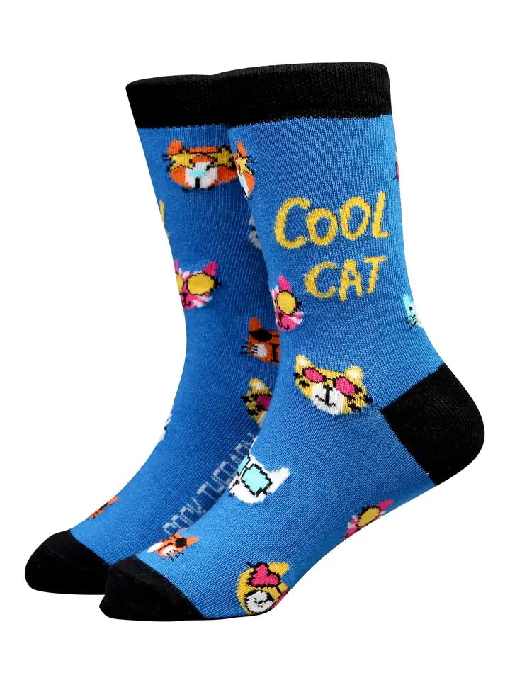 Smiling Faces Bamboo Socks - Various - Kids - Cool Cat image
