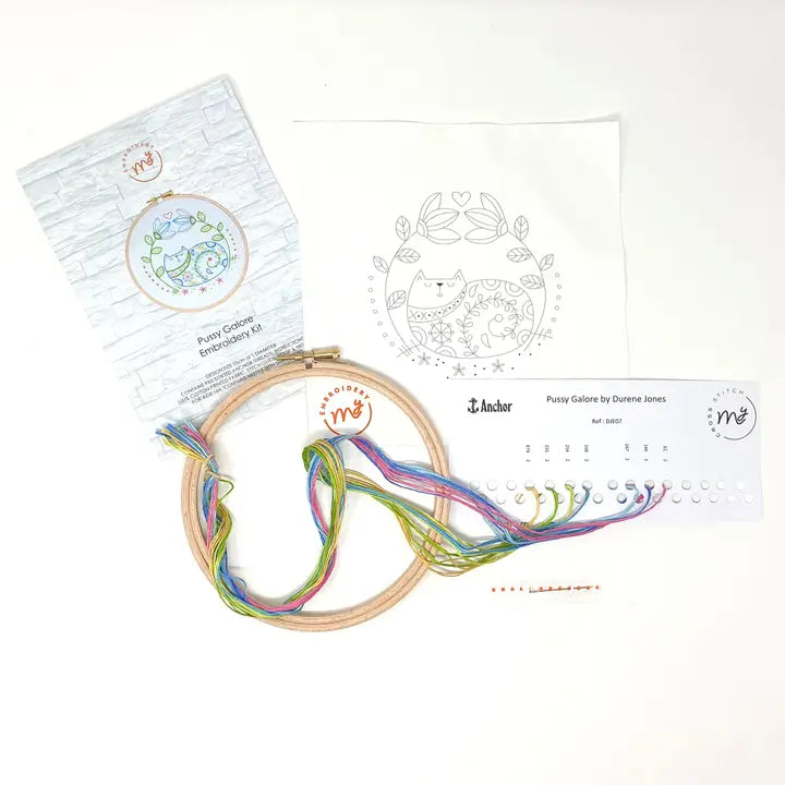 Embroidery Kit - Pussy Galore image 2