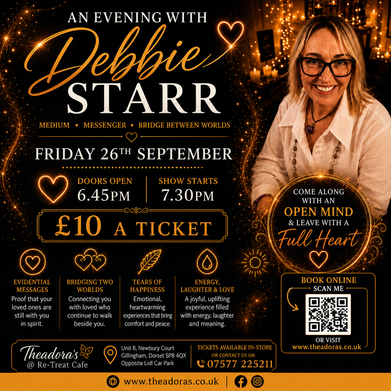 An Evening with Debbie Starr - Medium - Friday 26th September