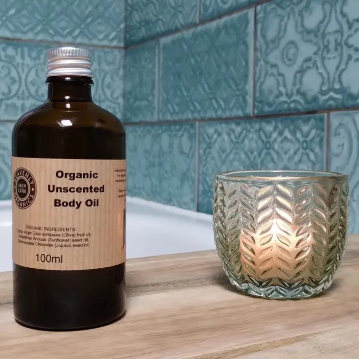Heavenly Organics - Organic Unscented Body Oil image 1