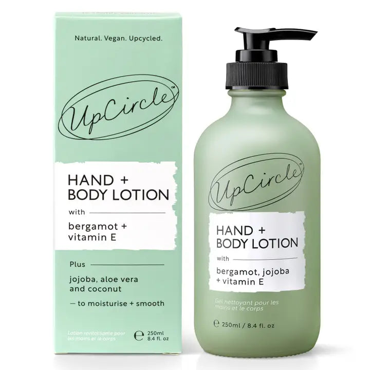 Upcircle Hand + Body Lotion with Bergamot + Vitamin E Eco Friendly - 250ml image