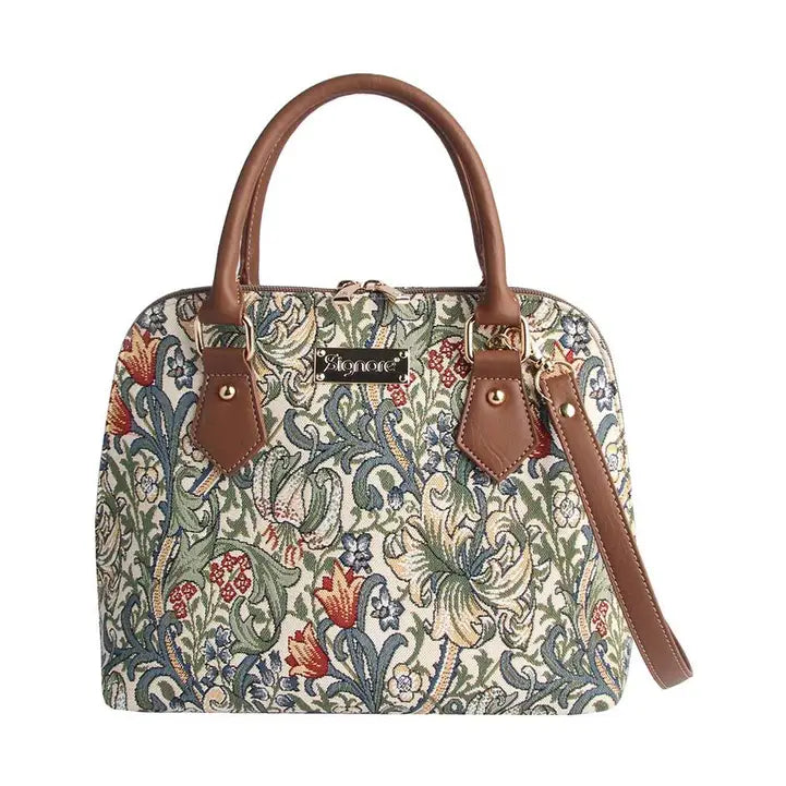 Signare Tapestry - William Morris - Convertible Bag - Golden Lilly