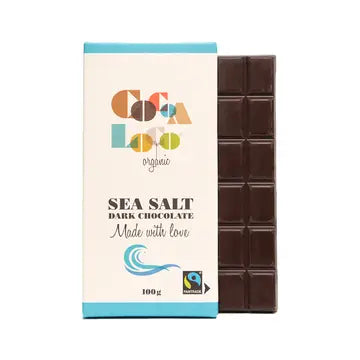 Cocoa Loco - Sea Salt & Dark Chocolate Bar – 100g image 1