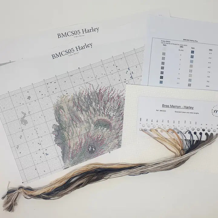 Bree Merryn - Harley the Hedgehog Cross Stitch Kit image 2