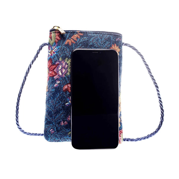 Signare Tapestry - Williams Morris - Flower Meadow Blue - Smart Bag