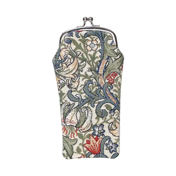 Signare Tapestry - William Morris - Glasses Pouch - Golden Lilly