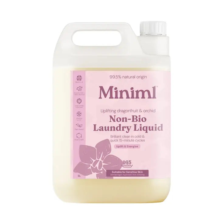 Miniml - Non Bio Laundry Liquid - Dragonfruit & Orchid - 43p per 100ml - IN STORE REFILL ONLY