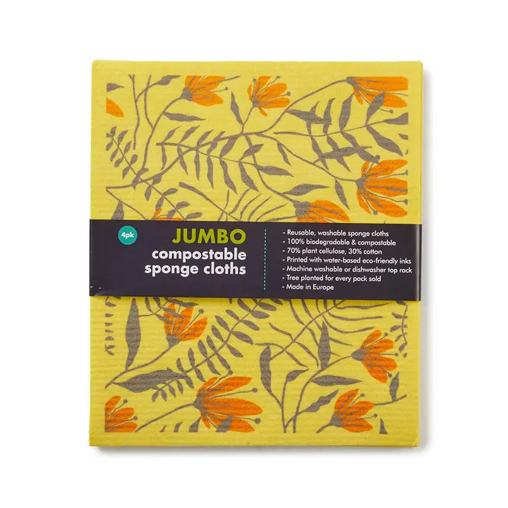 Jumbo Compostable Sponge Cleaning Cloths image 1