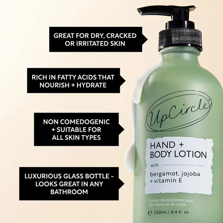 Upcircle Hand + Body Lotion with Bergamot + Vitamin E Eco Friendly image 2