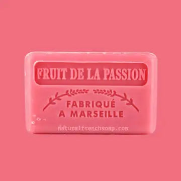 French Marseille Natural Soap Bars 125g - Various - Passion Fruit (Fruit De La Passion) image