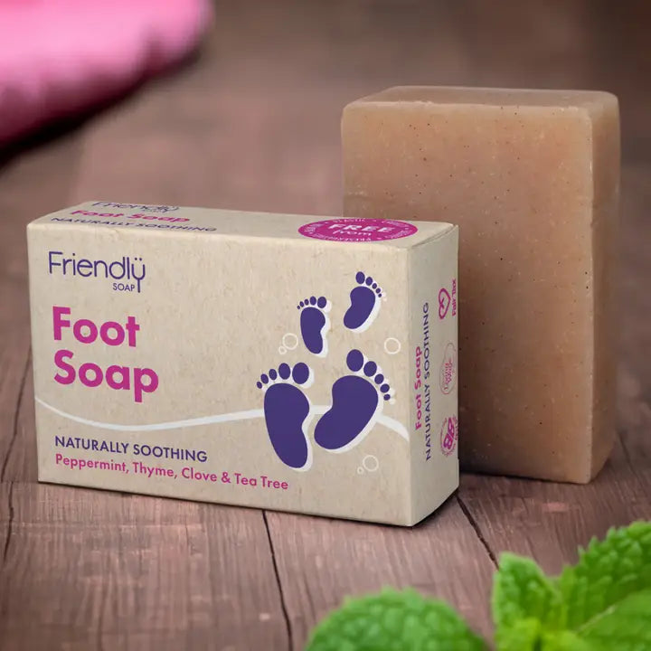 Friendly Soap - Antifungal Exfoliating Foot Bar Soap image 0