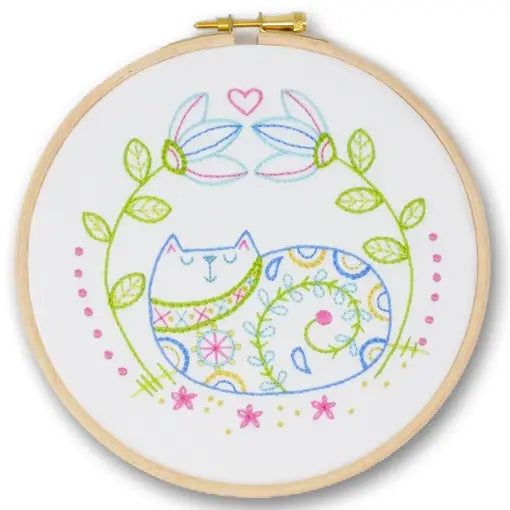 Embroidery Kit - Pussy Galore image 0