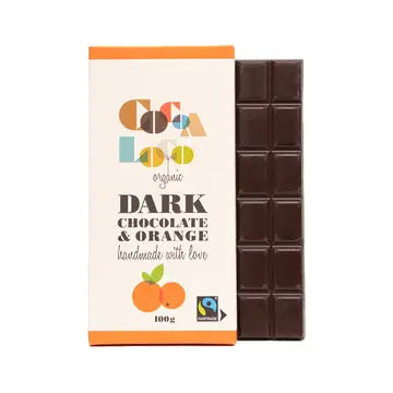 Cocoa Loco - Dark Chocolate & Orange Bar – 100g image 0
