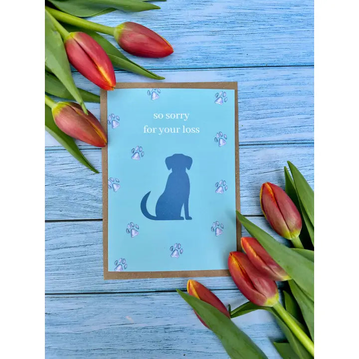 Greetings Cards - Assorted Designs - Eco-Friendly - Sympathy-Dog Loss image