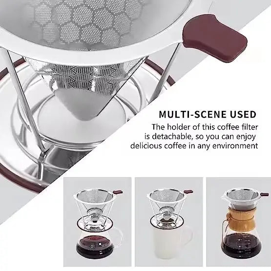 Reusable Coffee Filter - Stainless Steel Mesh image 1