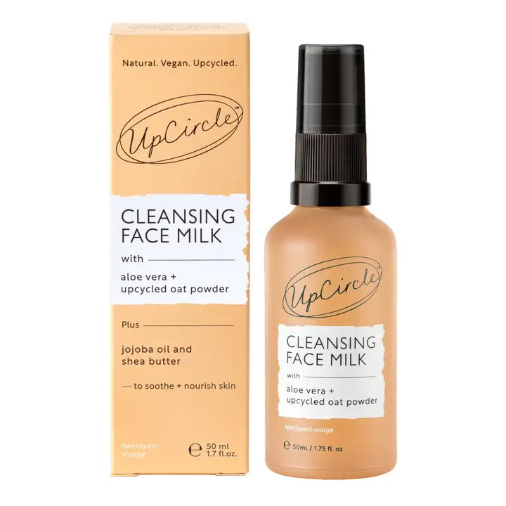 Upcircle - Cleansing Face Milk with Aloe Vera + Upcycled Oat Powder Eco image 3