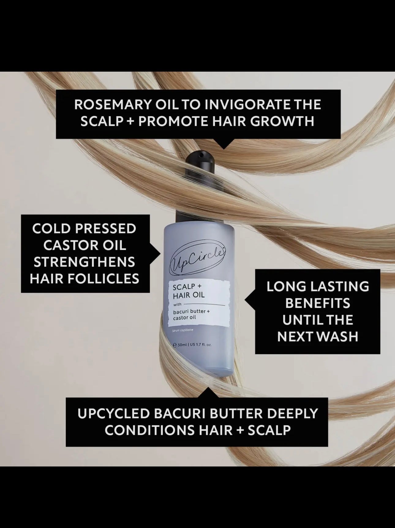 Scalp & Hair Oil Treatment - Heat Damage, Growth, Split Ends image 2