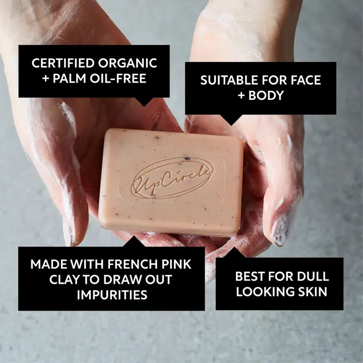 Upcircle - Cleansing Soap Bar - Cinnamon + Ginger Natural Vegan image 2