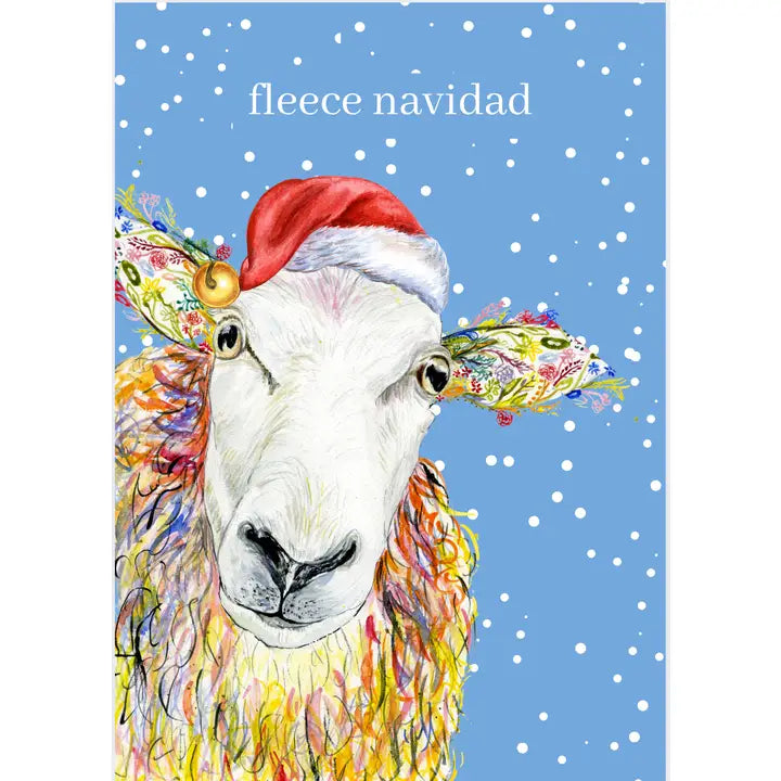 Greetings Cards - Assorted Designs - Eco-Friendly - Xmas-Sheep image