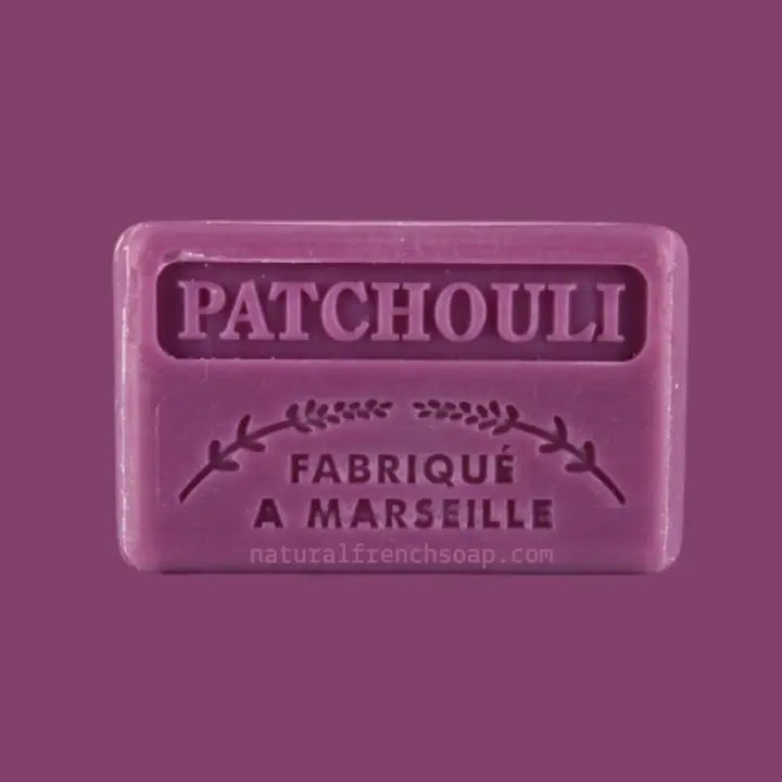 French Marseille Natural Soap Bars 125g - Various - Patchouli image