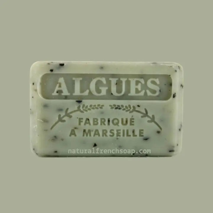 French Marseille Natural Soap Bars 125g - Various - Seaweed (Algues) image