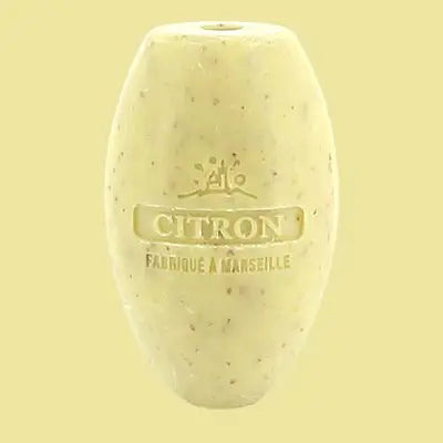 French Marseille Natural Soap - Soap on a Rope - Lemon image