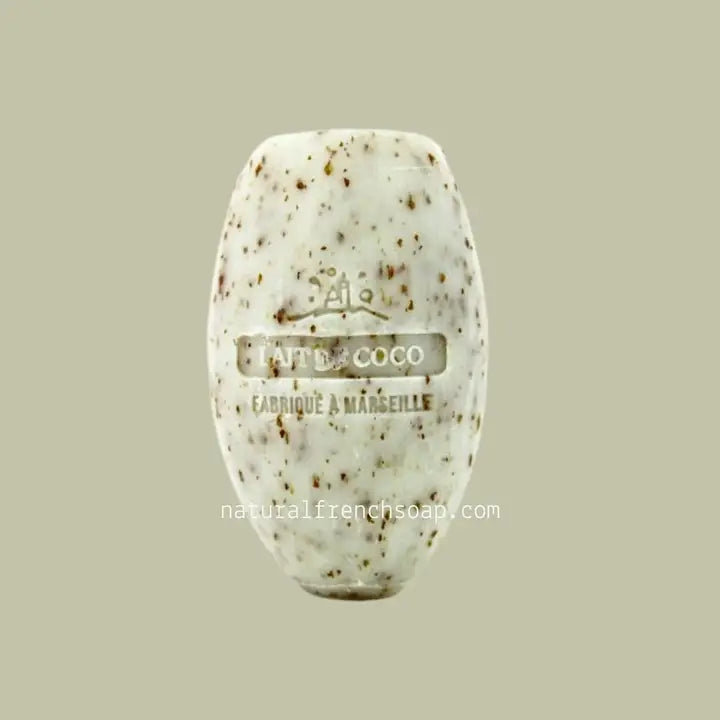 French Marseille Natural Soap - Soap on a Rope - Coconut image