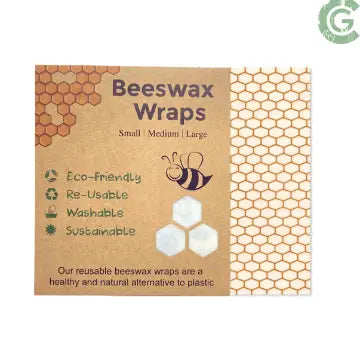 Beeswax Reusable Food Wrap pack of 3 image 2