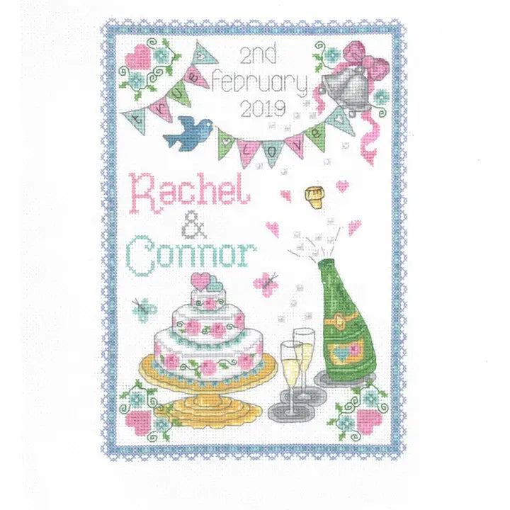 Cross Stitch Kit - True Love Wedding image 1