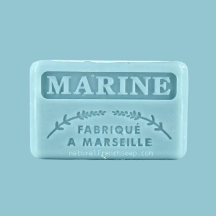 French Marseille Natural Soap Bars 125g - Various - Marine image