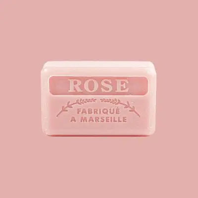 French Marseille Natural Soap - Guest Soap - Rose image