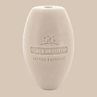 French Marseille Natural Soap - Soap on a Rope - Cotton Flower image