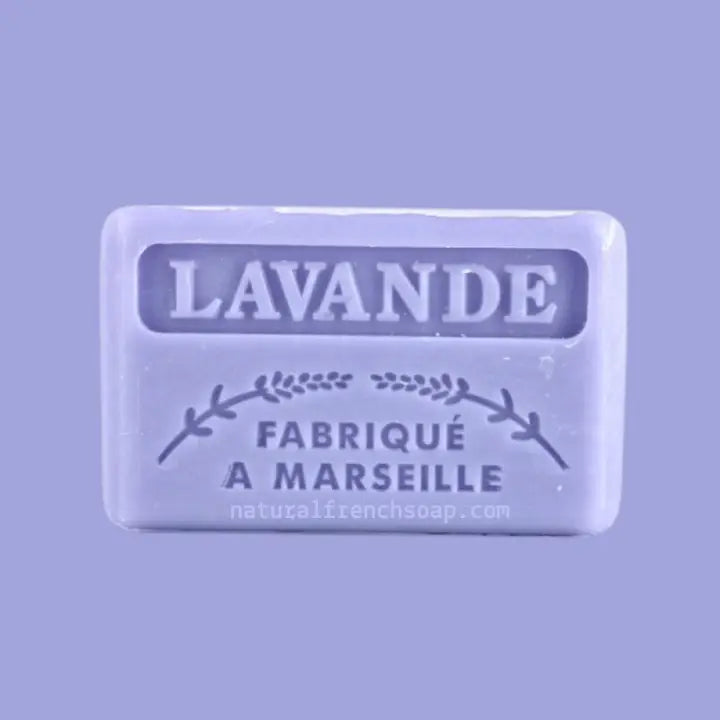 French Marseille Natural Soap Bars 125g - Various - Lavender (Lavende) image