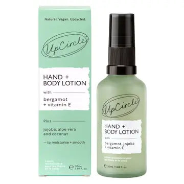 Upcircle Hand + Body Lotion with Bergamot + Vitamin E Eco Friendly - 50ml (Travel) image