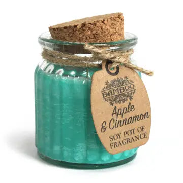 Soy Pot of Fragrance Candles - Apple & Cinnamon image