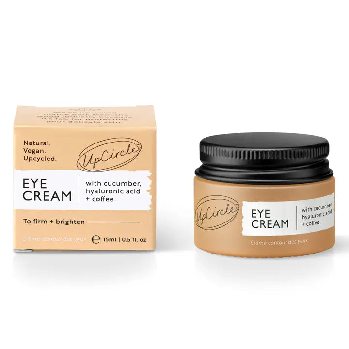 Upcircle - Eye Cream with Hyaluronic Acid + Coffee Oil Vegan Hydrating image 1