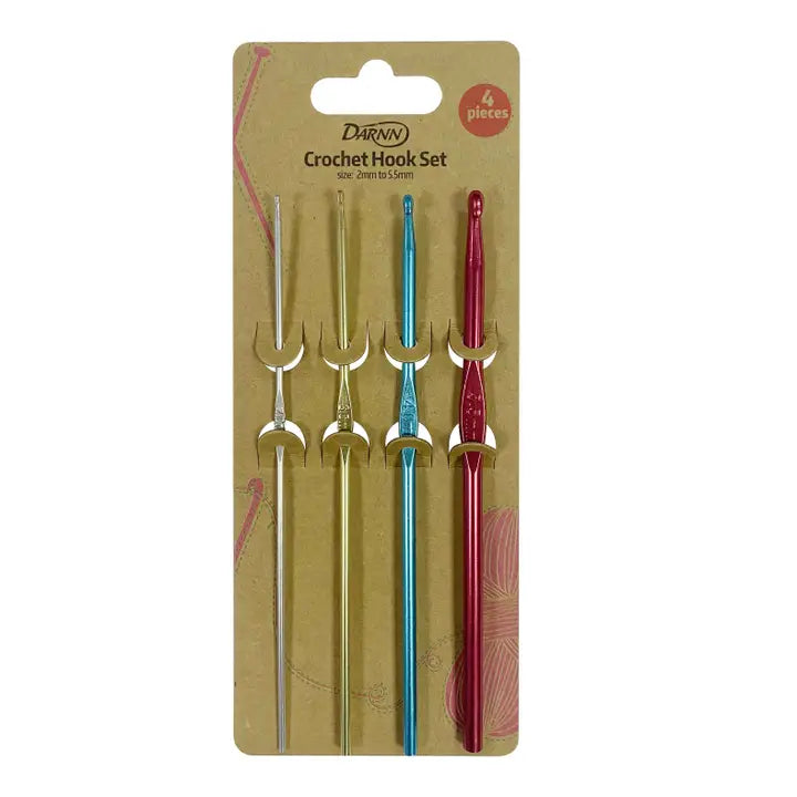 Darnn Crochet Hooks Set, Lightweight Crochet Needles Set image 1