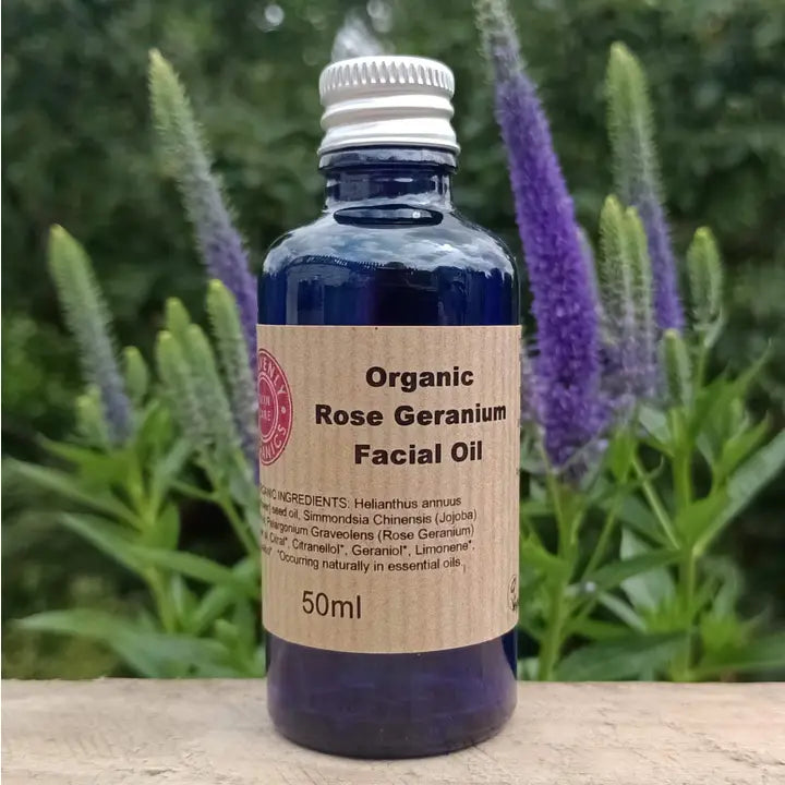 Facial Oil - Rose Geranium - Organic image 2