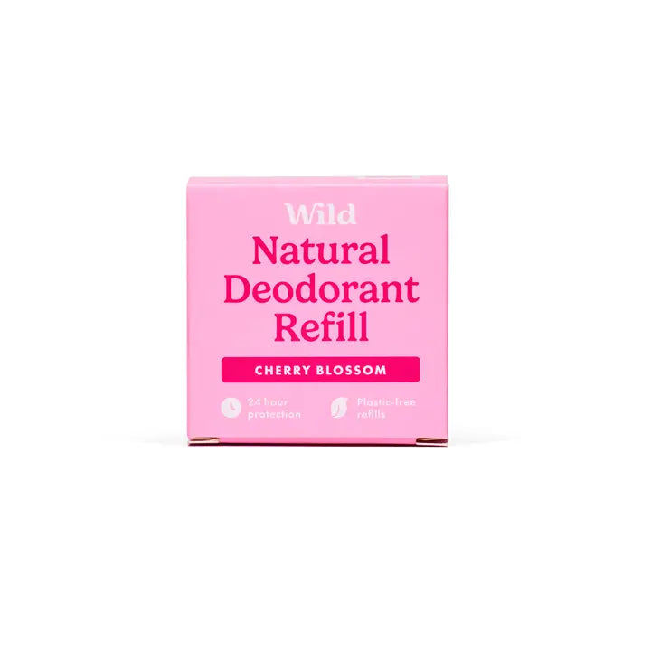 Wild Natural Deodorant - Refills - Cherry Blossom (Pink) image
