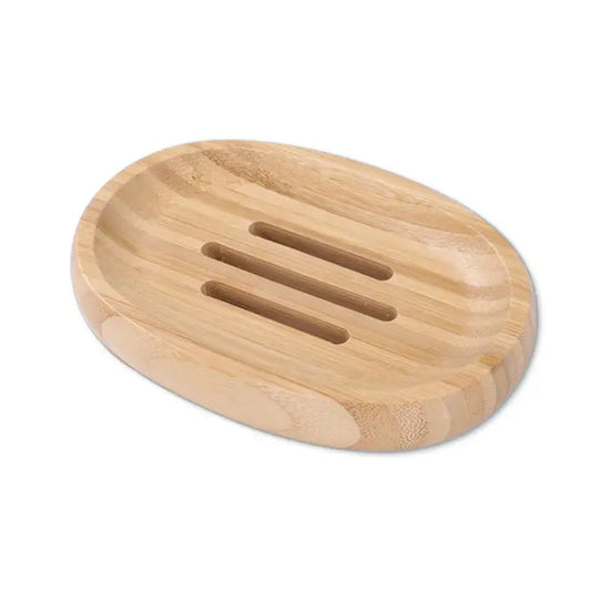 Bamboo Soap Dish - Oval or Square image 0