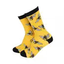 Smiling Faces Bamboo Socks - Women's - Bee image