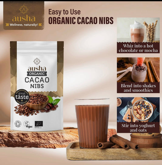 Ausha Organic Raw Cacao Nibs