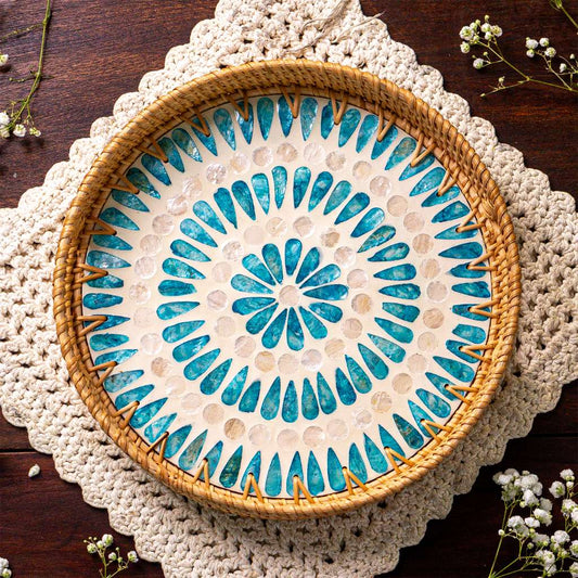 Rattan Serving Tray