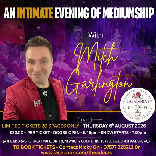 An Intimate Evening of Mediumship with Mitch Garlington at Theadora's at Re-Treat Cafe