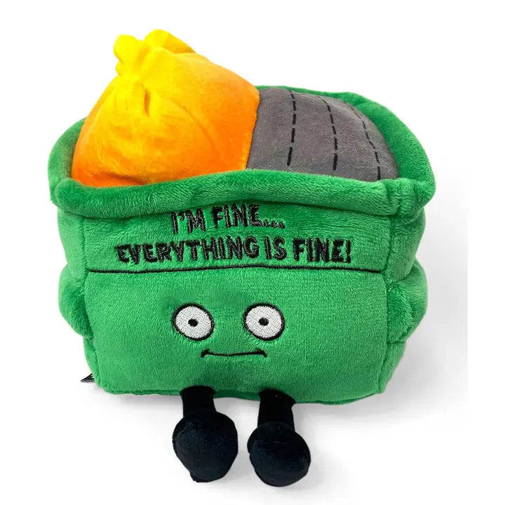Punchkins Collectible Plushies Teddy Teddies - I'm Fine Everything is Fine image