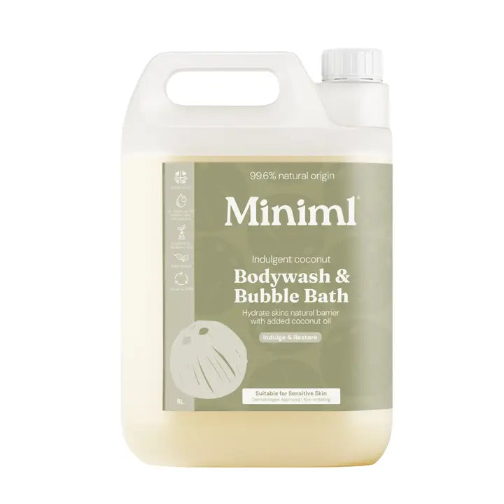 Miniml Bodywash & Bubblebath - various - IN STORE REFILLS ONLY
